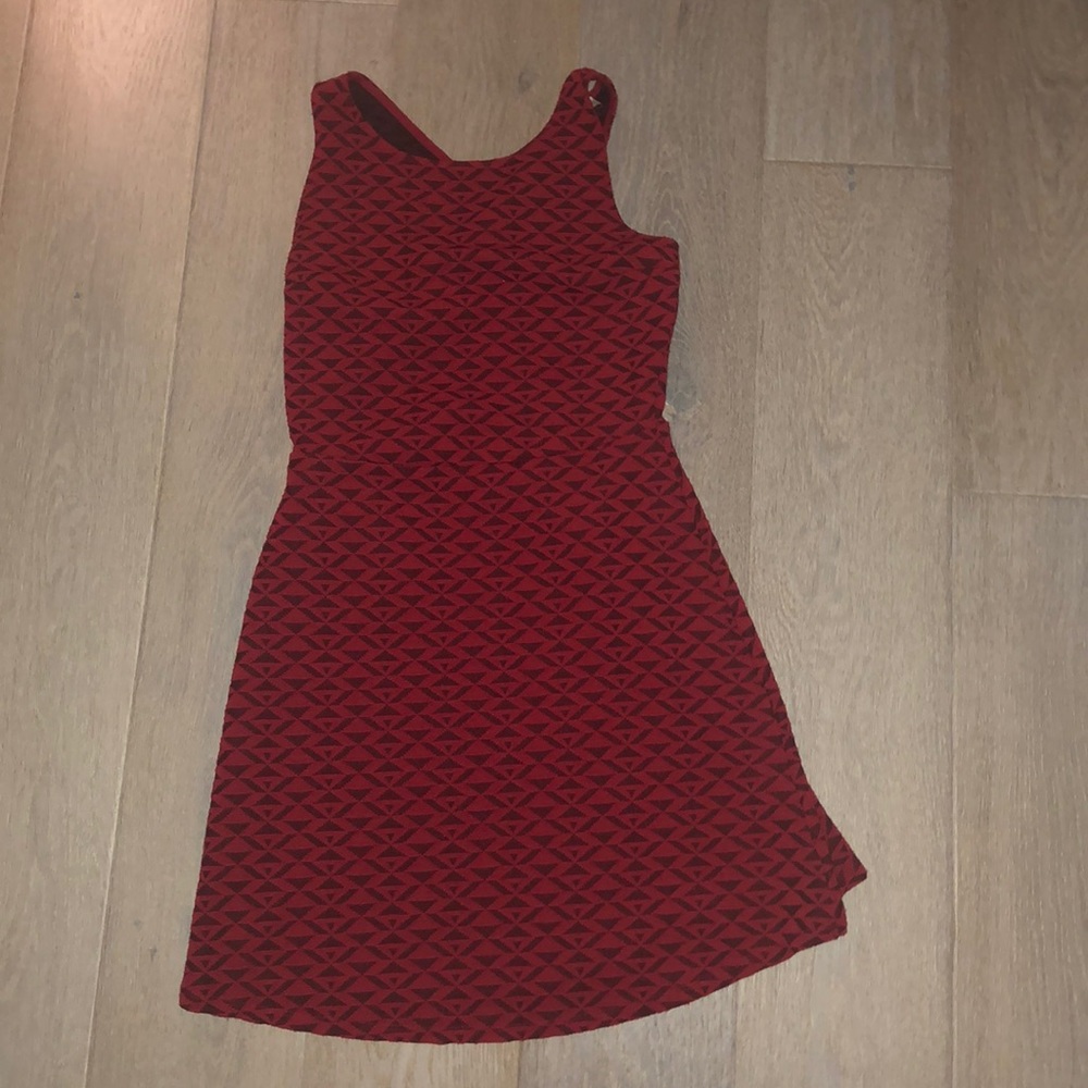 red dress